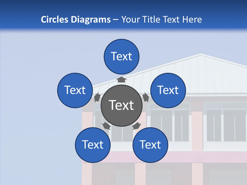 Patio Seaside House PowerPoint Template