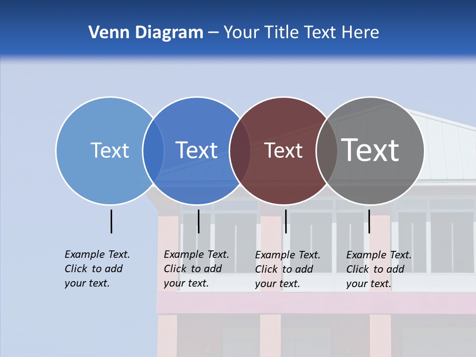 Patio Seaside House PowerPoint Template