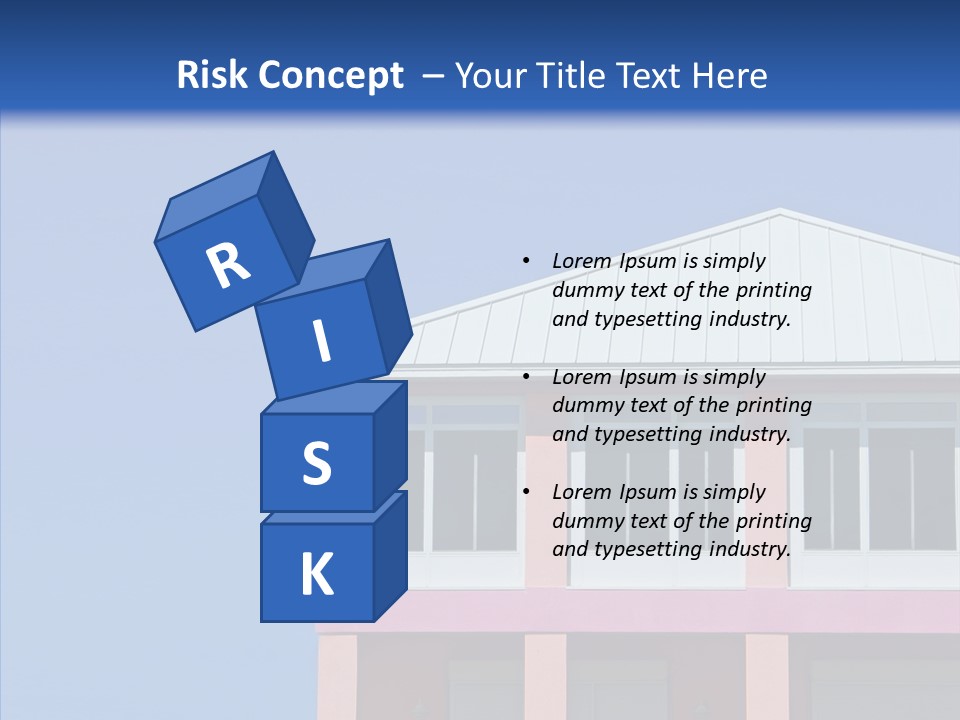 Patio Seaside House PowerPoint Template
