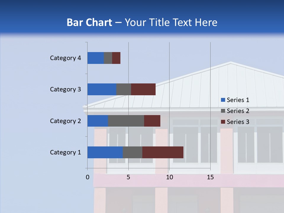 Patio Seaside House PowerPoint Template