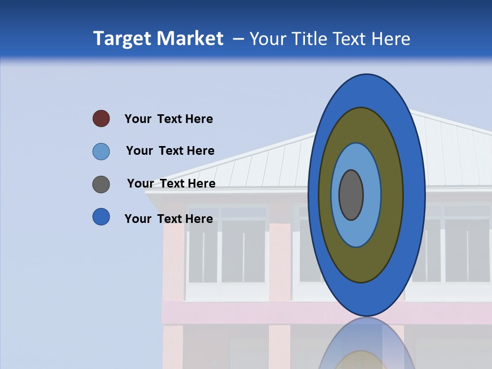 Patio Seaside House PowerPoint Template