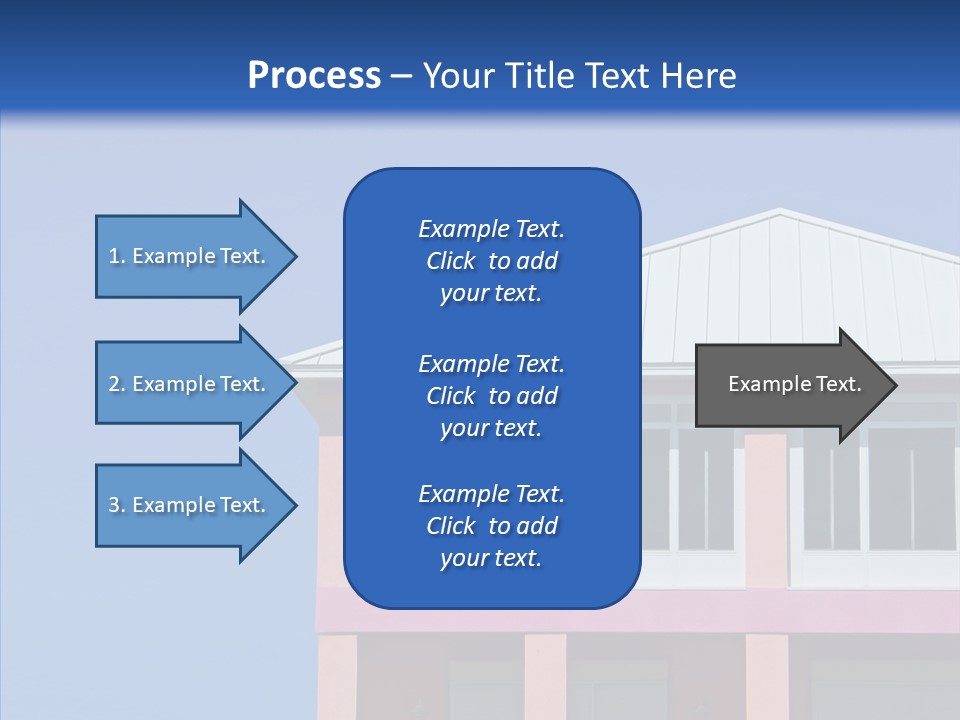 Patio Seaside House PowerPoint Template