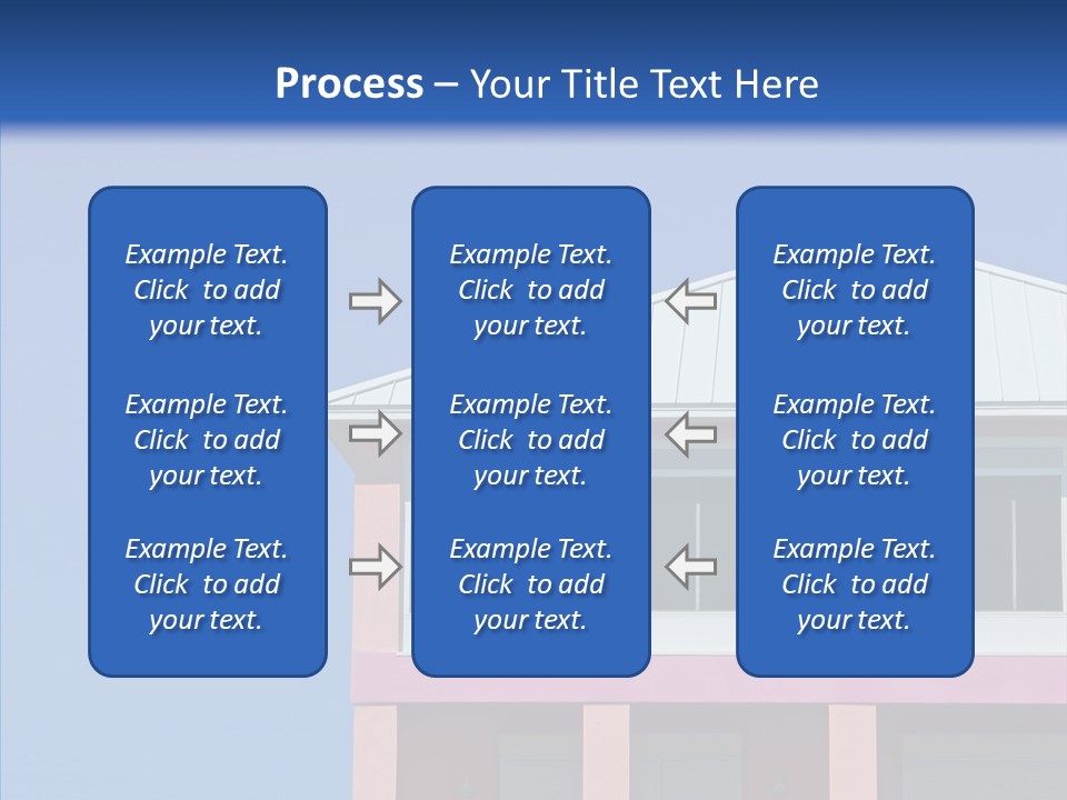 Patio Seaside House PowerPoint Template