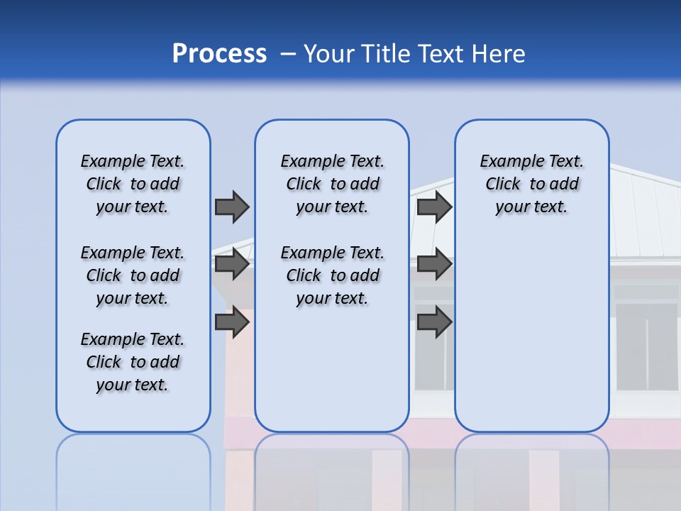 Patio Seaside House PowerPoint Template