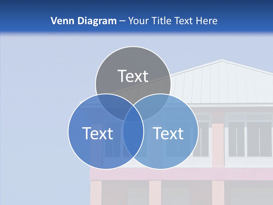 Patio Seaside House PowerPoint Template