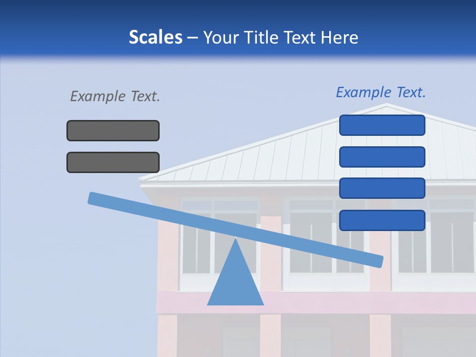 Patio Seaside House PowerPoint Template