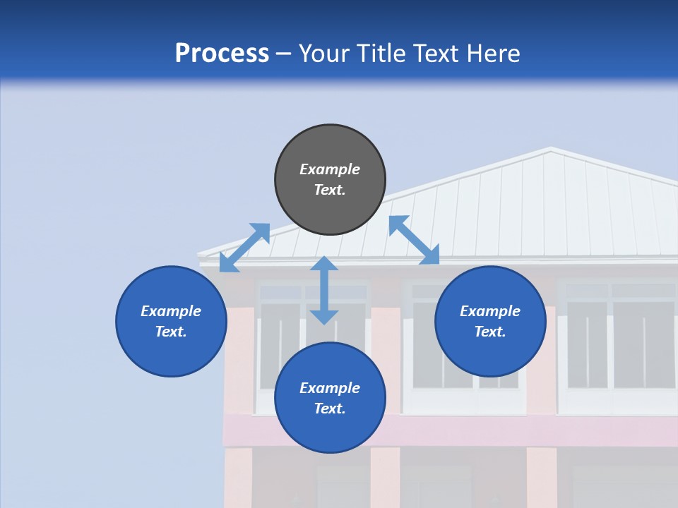 Patio Seaside House PowerPoint Template
