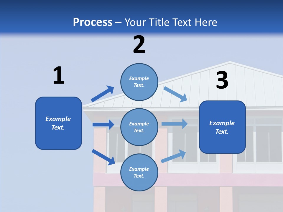 Patio Seaside House PowerPoint Template