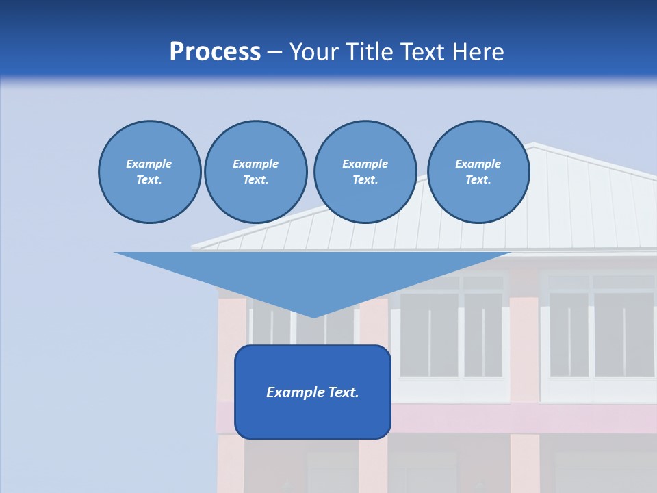 Patio Seaside House PowerPoint Template