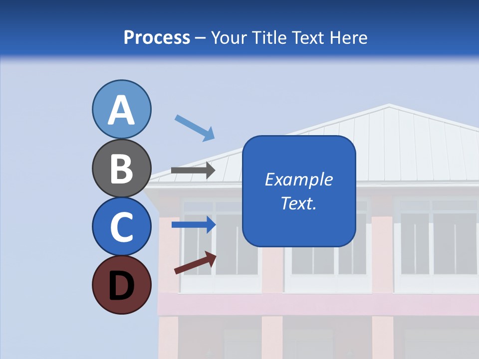 Patio Seaside House PowerPoint Template