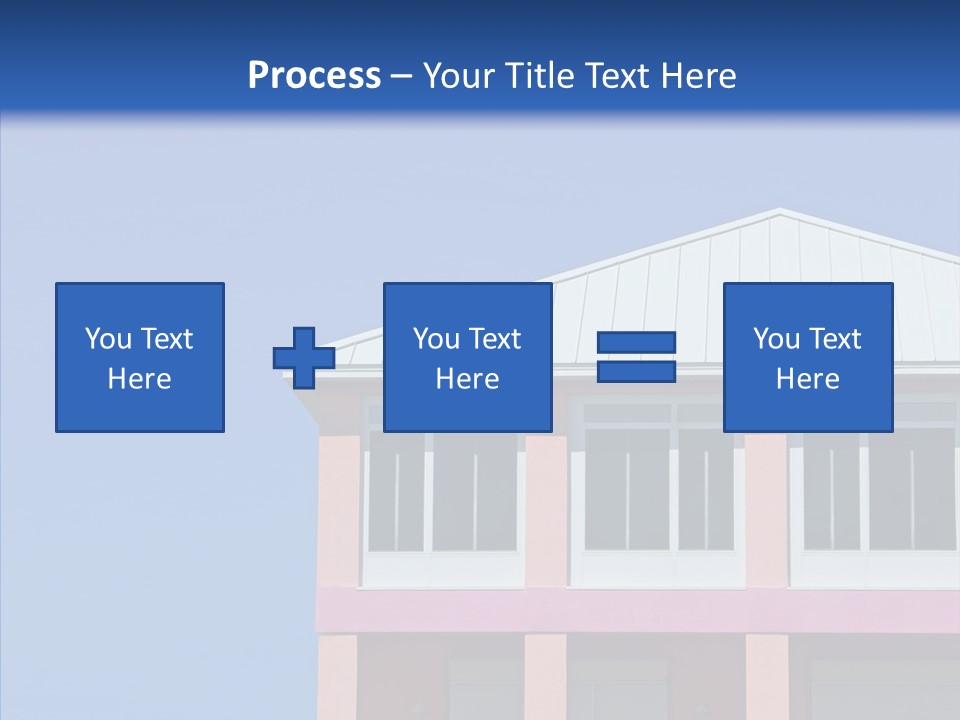 Patio Seaside House PowerPoint Template
