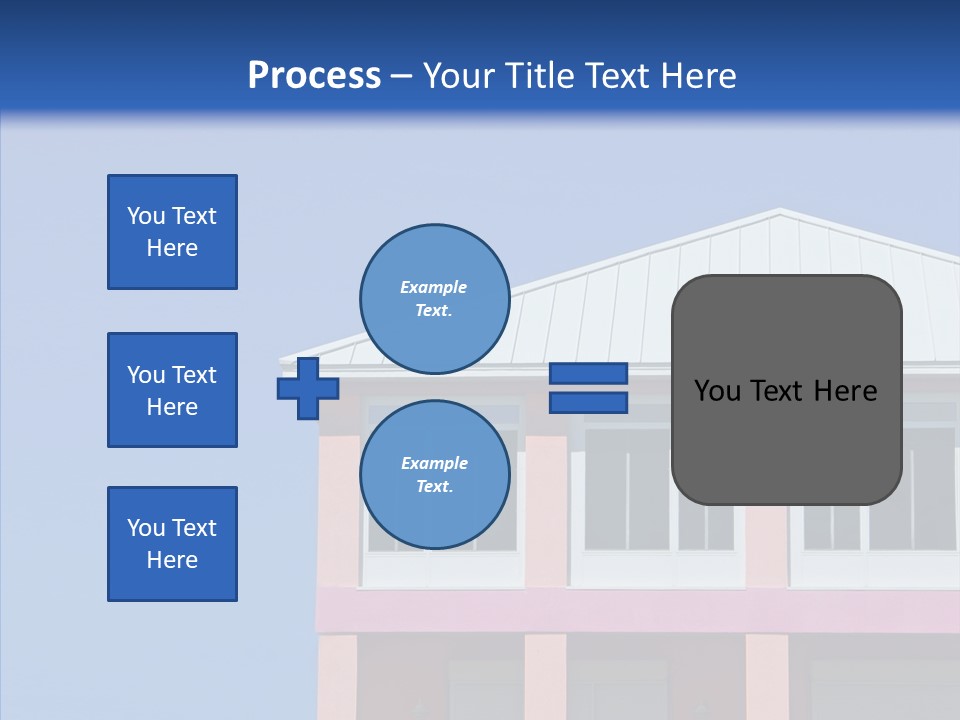 Patio Seaside House PowerPoint Template