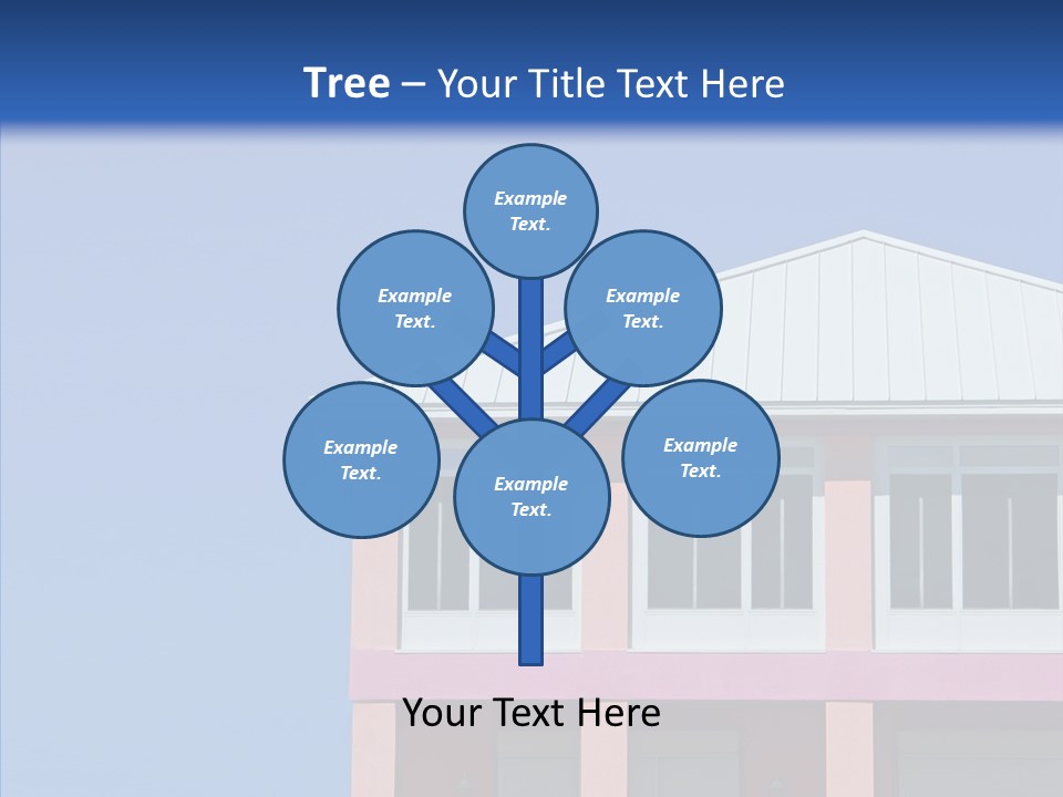 Patio Seaside House PowerPoint Template