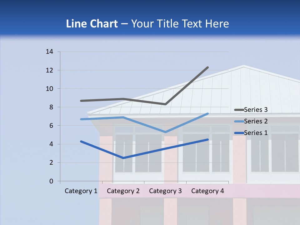 Patio Seaside House PowerPoint Template