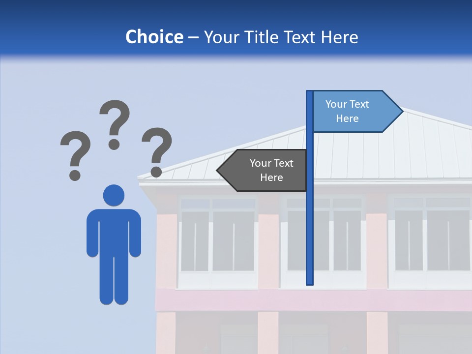 Patio Seaside House PowerPoint Template