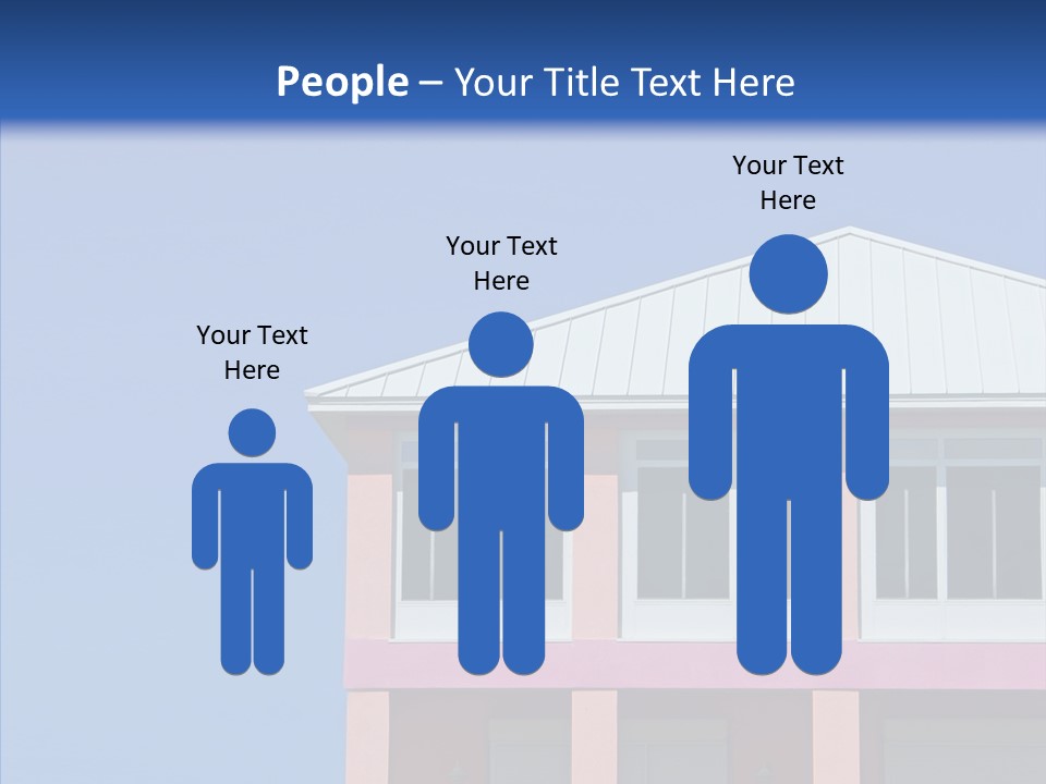 Patio Seaside House PowerPoint Template