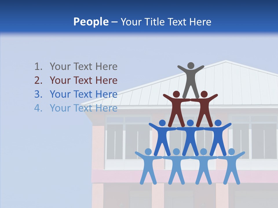 Patio Seaside House PowerPoint Template