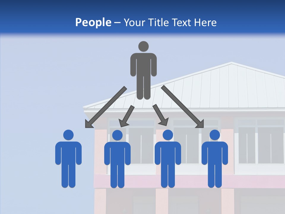 Patio Seaside House PowerPoint Template