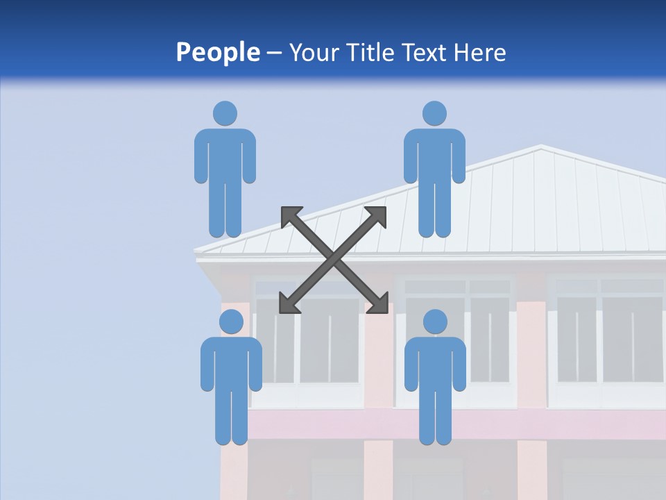 Patio Seaside House PowerPoint Template