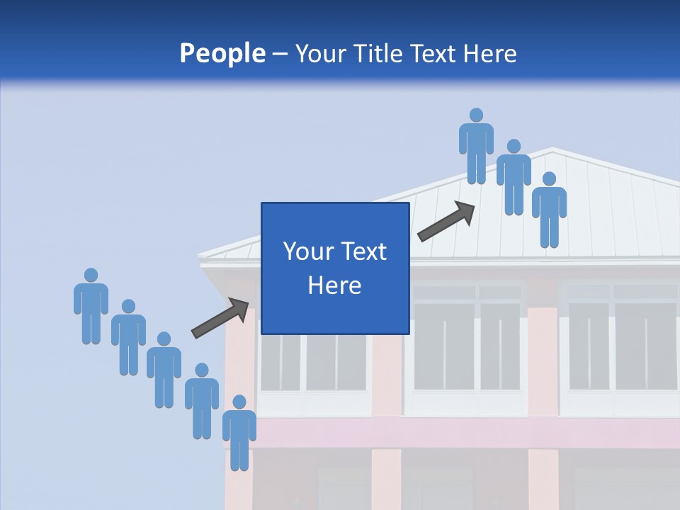 Patio Seaside House PowerPoint Template