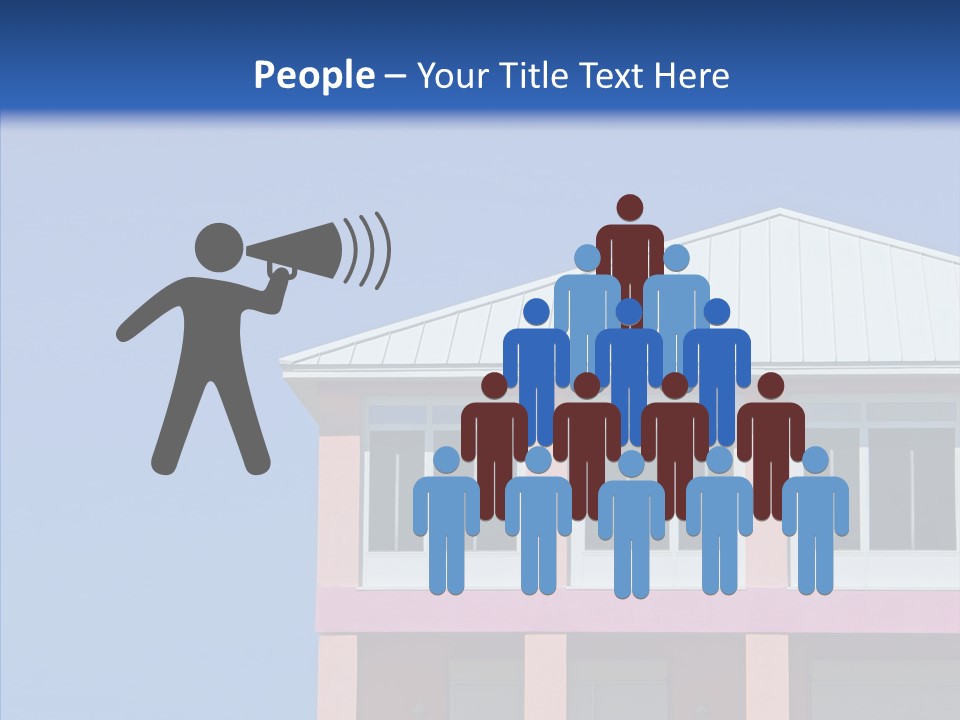 Patio Seaside House PowerPoint Template