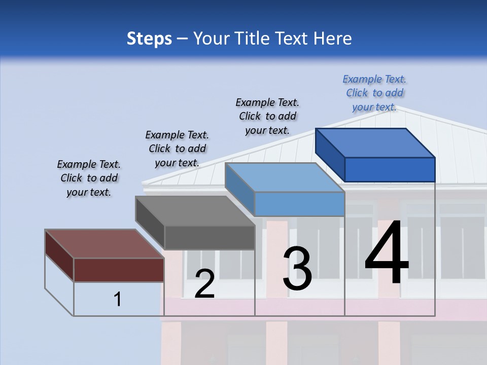 Patio Seaside House PowerPoint Template