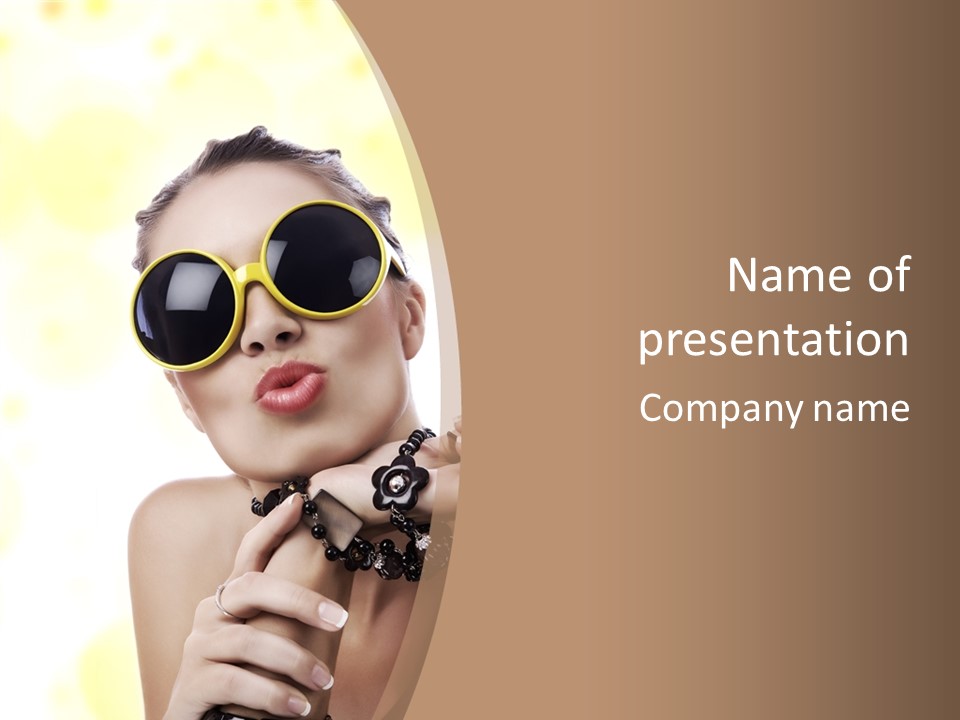 One Beauty  PowerPoint Template