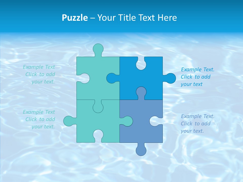 Fresh Ripple Abstract PowerPoint Template