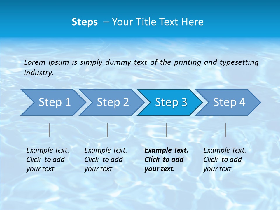 Fresh Ripple Abstract PowerPoint Template