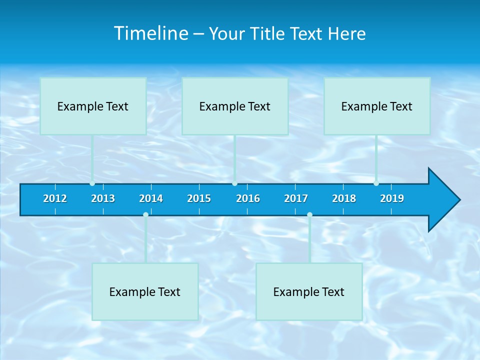 Fresh Ripple Abstract PowerPoint Template