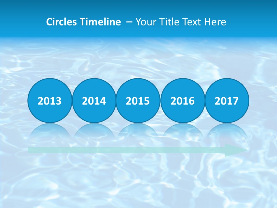 Fresh Ripple Abstract PowerPoint Template