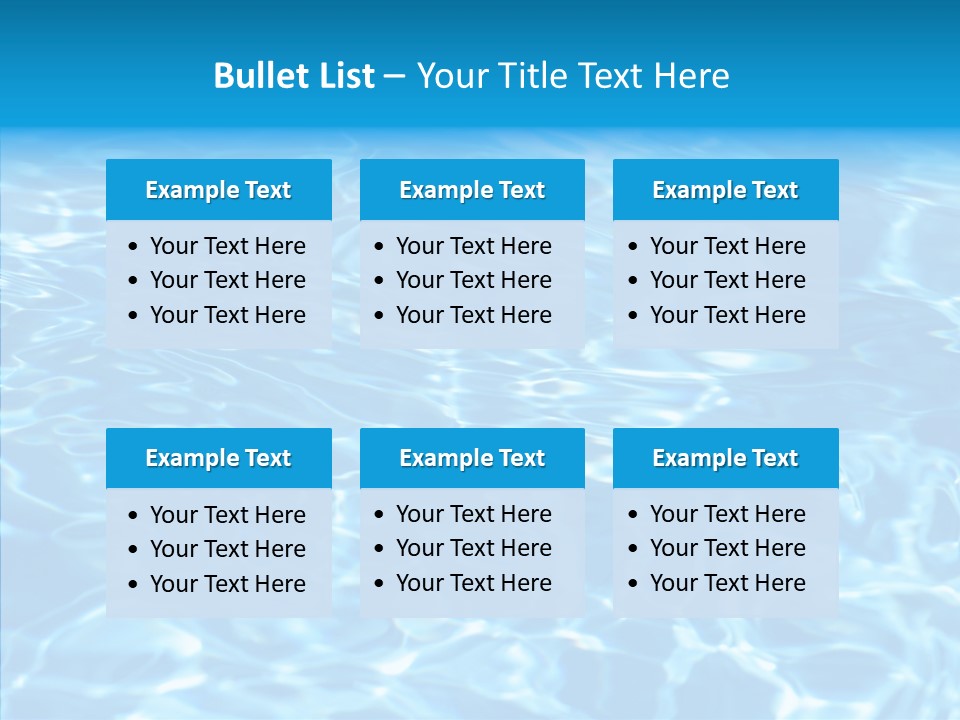 Fresh Ripple Abstract PowerPoint Template