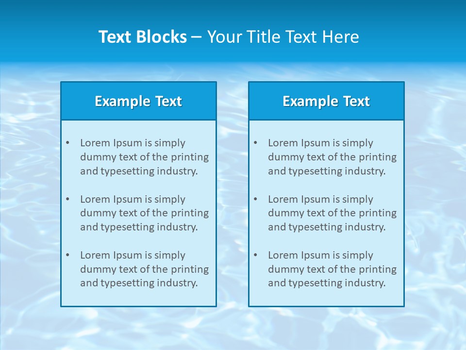Fresh Ripple Abstract PowerPoint Template
