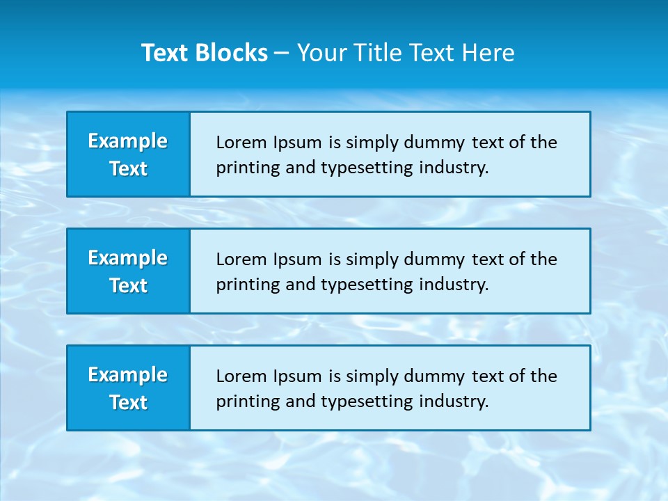 Fresh Ripple Abstract PowerPoint Template