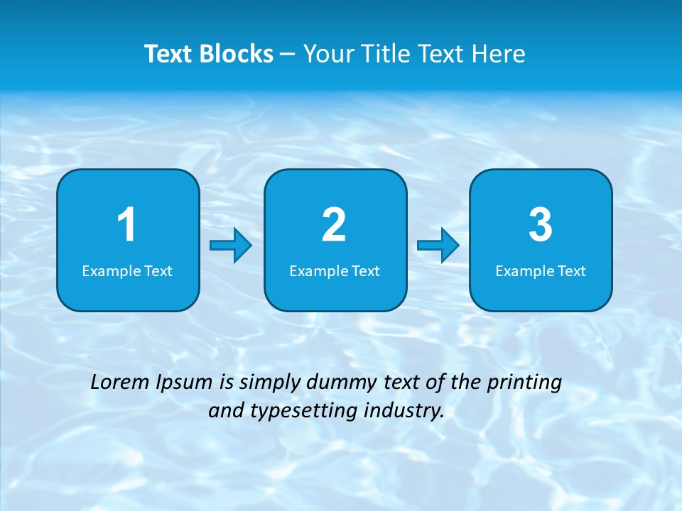 Fresh Ripple Abstract PowerPoint Template