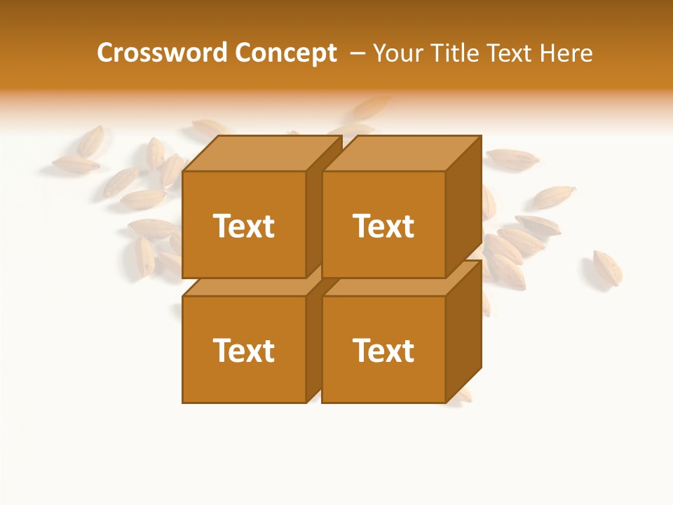 Rice Plant Harvest PowerPoint Template
