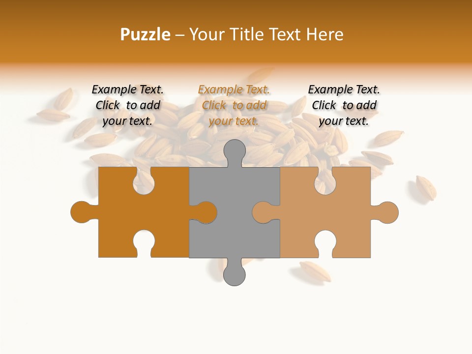 Rice Plant Harvest PowerPoint Template