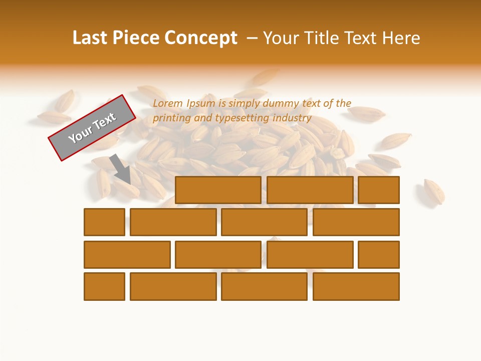 Rice Plant Harvest PowerPoint Template