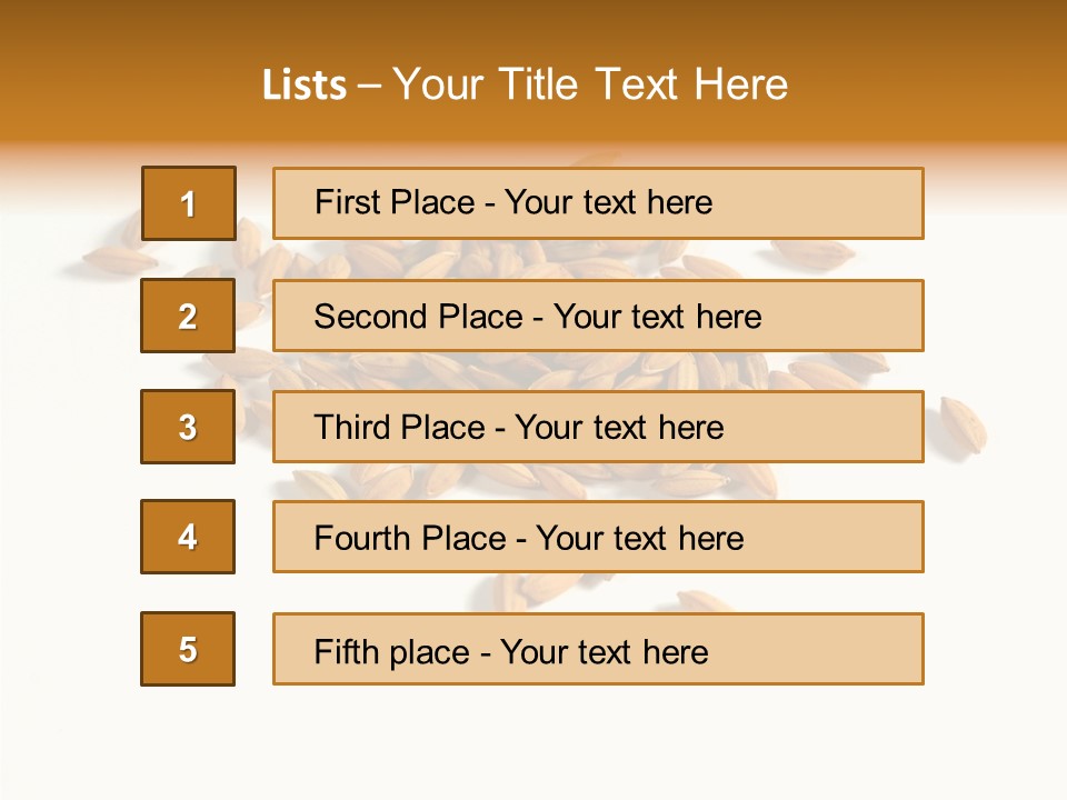 Rice Plant Harvest PowerPoint Template