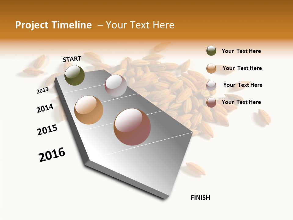 Rice Plant Harvest PowerPoint Template