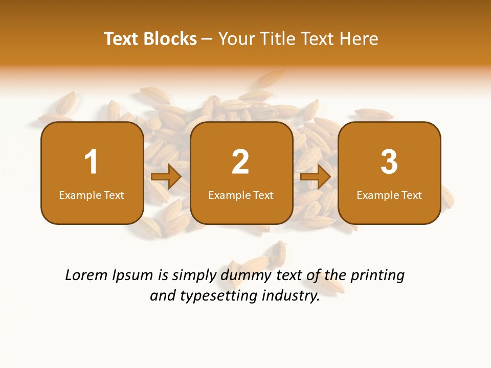 Rice Plant Harvest PowerPoint Template