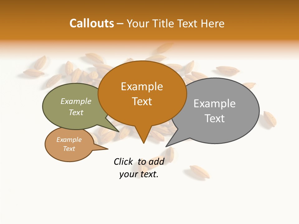 Rice Plant Harvest PowerPoint Template