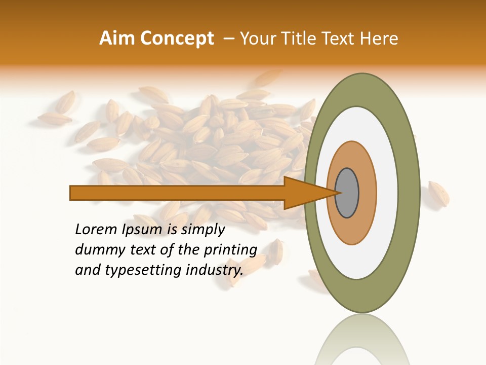 Rice Plant Harvest PowerPoint Template