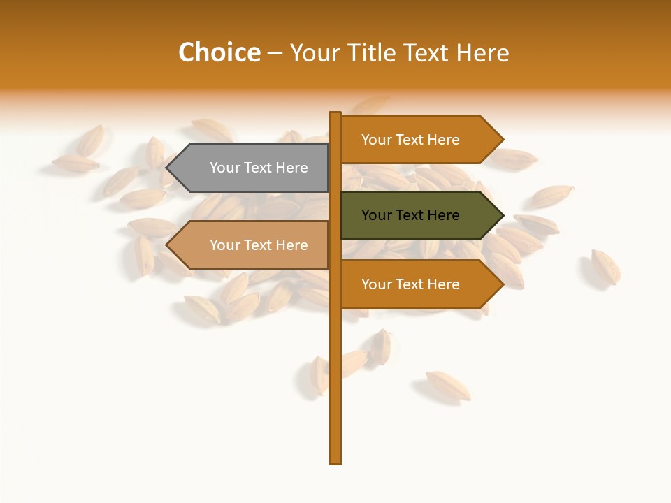 Rice Plant Harvest PowerPoint Template