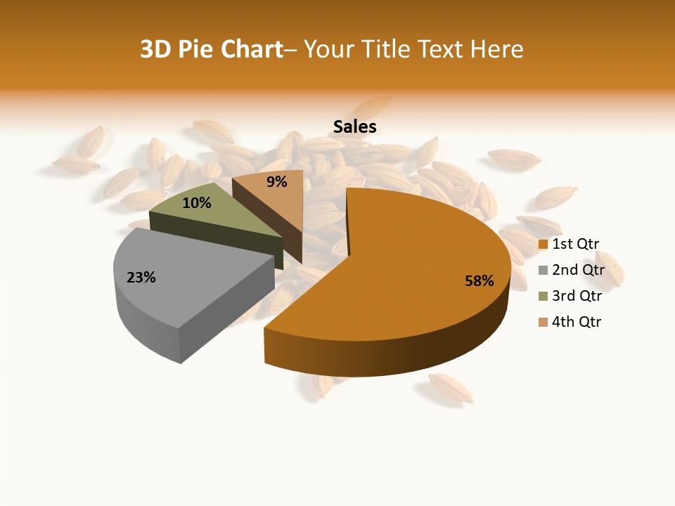 Rice Plant Harvest PowerPoint Template