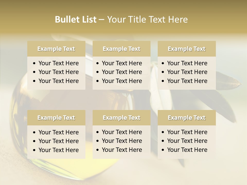 Concept Focus Food PowerPoint Template