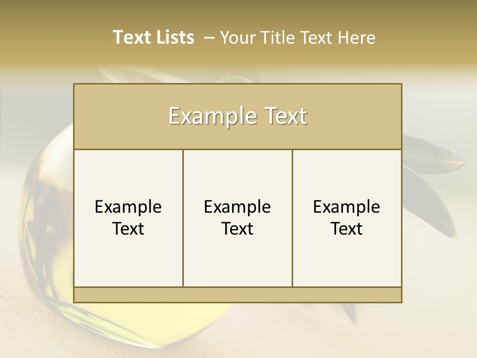 Concept Focus Food PowerPoint Template