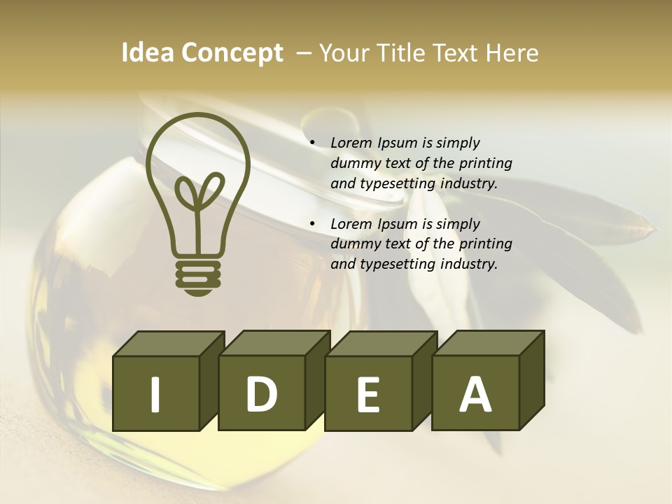 Concept Focus Food PowerPoint Template