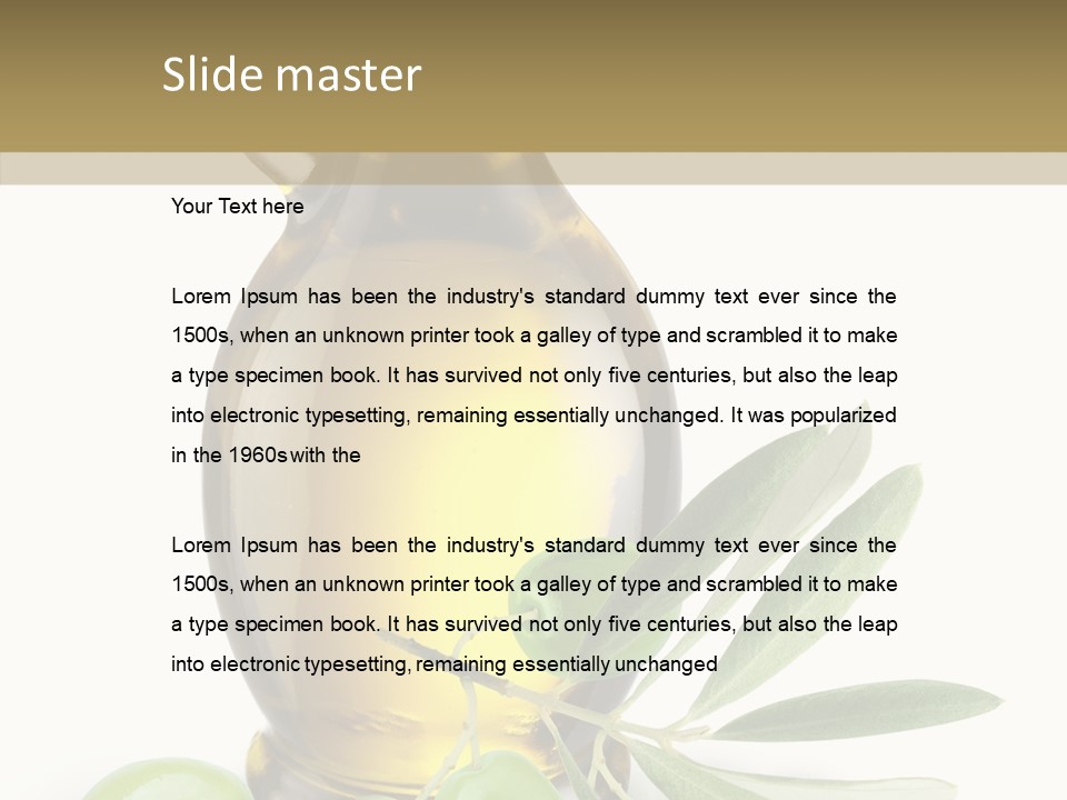 Light Eating Liquid PowerPoint Template