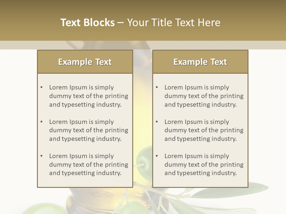 Light Eating Liquid PowerPoint Template
